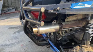 Cheap DIY exhaust for your RZR