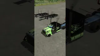 Road train #fs22 #farmingsimulator22 #farming #timelapse #gaming #titangaming