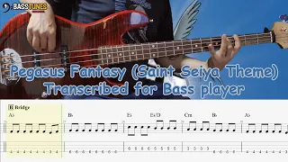 Saint Seiya (Pegasus Fantasy) BASS COVER with Tabs and Sheet