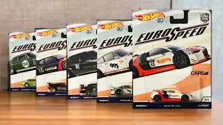 Hot Wheels Euro Speed Series Set