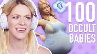 Single Girl Tries The Occult Baby Challenge In The Sims 4