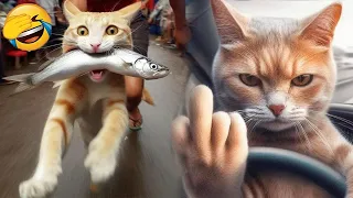 Funniest Animals 2024 😂😂 Best Cats and Dogs videos 🐶😸 part 109