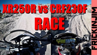 XR250R vs CRF230F RACE - Head to Head Shootout