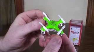 Cheerson - CX-10 (2014 World's Smallest Quadcopter) - Review and Flight