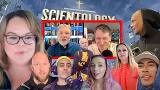 SCIENTOLOGY TACTICS: MIKE RINDER in the Hot Seat - Protesters Crash SCIENTOLOGY Event