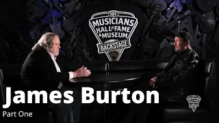 James Burton - Part One. Musicians Hall of Fame Backstage.