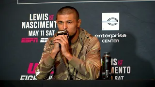 NURSULTON RUZIBOEV SAYS JOAQUIN BUCKLEY TALKS TOO MUCH AHEAD OF THEIR CO MAIN EVENT AT UFC ST LOUIS