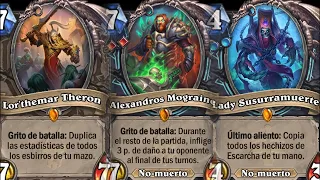 Frases cartas Marcha del Rey Exánime en HearthStone - Castellano