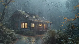 Sleep Well After 5 Minutes With Heavy Rain In The Forest | Natural Sounds for Sleeping, Studying