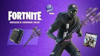 🔴LIVE! - FORTNITE *NEW* Untask'D Courier Pack SID OBSIDIAN Gameplay