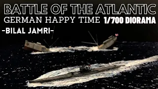 Battle of the Atlantic - German Happy Time 1/700 Diorama