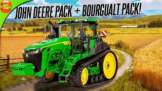 John Deere Pack and Bourgault Dlc Pack Only! Farming Simulator 20 Timelapse Gameplay