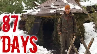 87days Alone By Zachary Fowler (87 DAYS ep. 1 Camp and The Ten Items on History's Alone season 3)