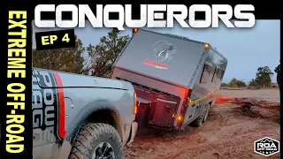 EP. 4 MOST INSANE OFF-ROAD test! UEV 19 &14 4X4  Trailer on JEEP TRAIL in MOAB! |ROA Off-Road (2023)