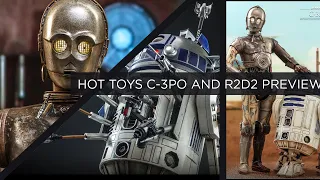 Hot Toys C 3po and R2d2 Attack of the clones figures