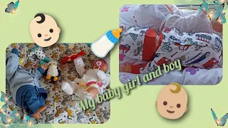 VLOG день з 2 👶🏼👶🏻малишами бебі борн Аріною і Даніїлом 🌸 /day with 2 baby born  18.03.23.#reborn