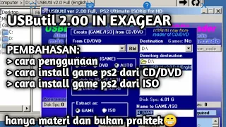 USButil in Exagear Versi 2.00 - Full Pembahasan