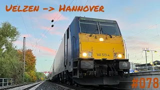 Führerstandsmitfahrt #078 - Im Regen mit Störungen nach Hannover