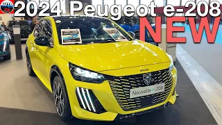 All NEW 2024 Peugeot e-208 - Visual REVIEW exterior, interior (PREMIERE)