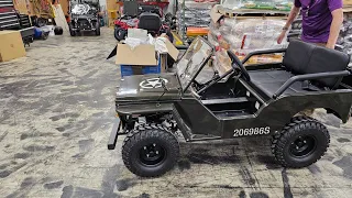 Well, I found a fun little toy in the back of Tractor Supply.  Mini Jeep FTW!!