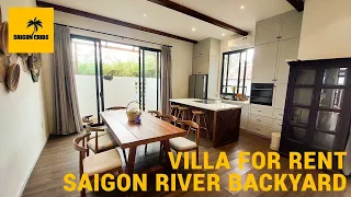 Experience Riverside Paradise at this Breathtaking Villa House For Rent in Ho Chi Minh City