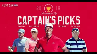 Tiger Woods talks about selecting himself for the 2019 President's Cup