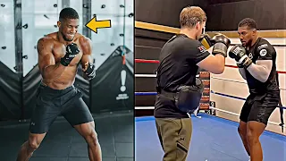 Anthony Joshua training for next fight. TRAINING CAMP | HIGHLIGHTS HD BOXING (2024)