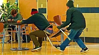 Chair Pulling Prank Part 11