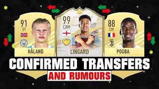 FIFA 22 | New Confirmed Transfers & Rumours! 😱🔥 ft. Lingard, Haland, Pogba... etc