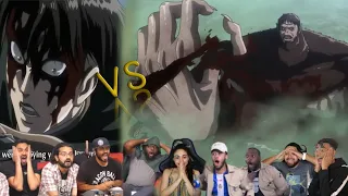 Levi vs Beast titan Reaction mashup | attack on tittan