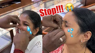 Nose piercings went WRONG!! 😅 | Painful than expected….