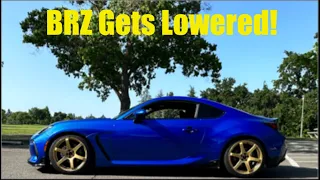 The BRZ Gets Lowered! Eibach Lowering Springs - Best Budget Friendly Option