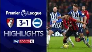 Brighton vs Bournemouth [3:1] Premier League 2023 | All Goals &  Extended Match Highlights