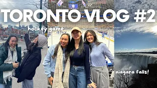 多倫多之旅 #2：人生第一場冰球比賽 + 坐車去看尼亞加拉瀑布 | TORONTO VLOG #2 (niagara falls, hockey game) | MichelleLee