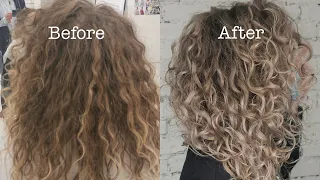 Balayage Curly Hair