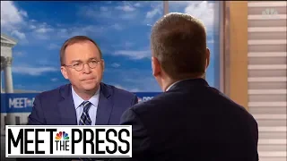 Full Mulvaney: ‘Absolutely Cannot’ Rule Out Another Government Shutdown | Meet The Press | NBC News