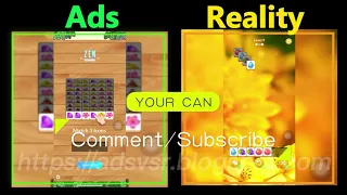 Zen Match #AdsVsReality 2021/11 | Mobile Game Ads VS Reality