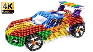 DIY - How To Build Beautiful Bugatti Super Car With Magnetic Balls - Satisfying Video - Magnet Balls