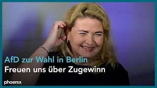 Berlin-Wahl: AfD-Spitzenkandidatin Kristin Brinker im Interview am 12.02.23