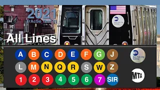 MTA New York City Subway ALL LINES!