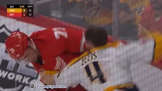 Ryan Ellis vs Dylan Larkin Nov 4, 2019