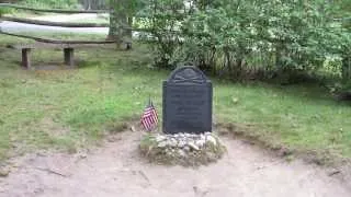 John Belushi's grave in Chilmark