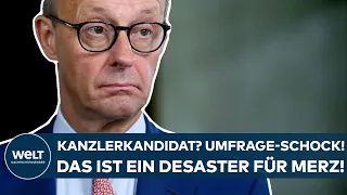 FRIEDRICH MERZ: Kanzlerkandidat? Umfrage-Schock! Dieses Ergebnis ist ein Desaster für den CDU-Chef!