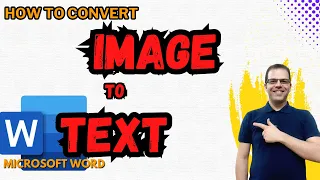 How to Convert Image to Microsoft Word Document (Editable Text)