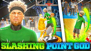 THIS *NEW* SLASHING POINT GOD IS AMAZING! HOF FINISHING + HOF SHOOTING! Best Build in NBA 2K24!