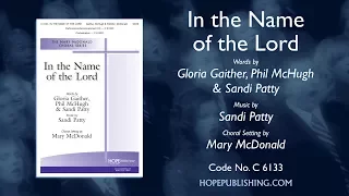 In the Name of the Lord - arr. Mary McDonald