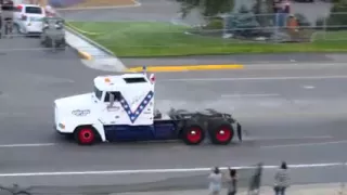 Amazing world record semi truck jump!