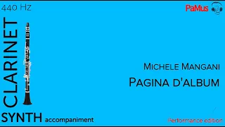 Michele Mangani: Pagina d'album, synth accompaniment 440Hz