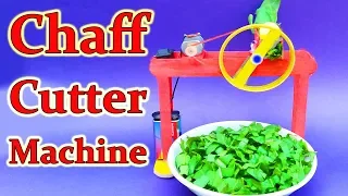 Amazing  Chaff Cutter For DC Motor | How To Make A Mini Chaff Cutter Science Project | Toka Machine