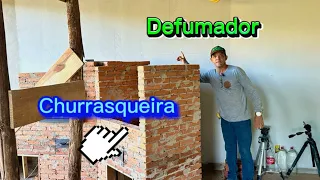 Defumador atrás da churrasqueira vai dar certo ?